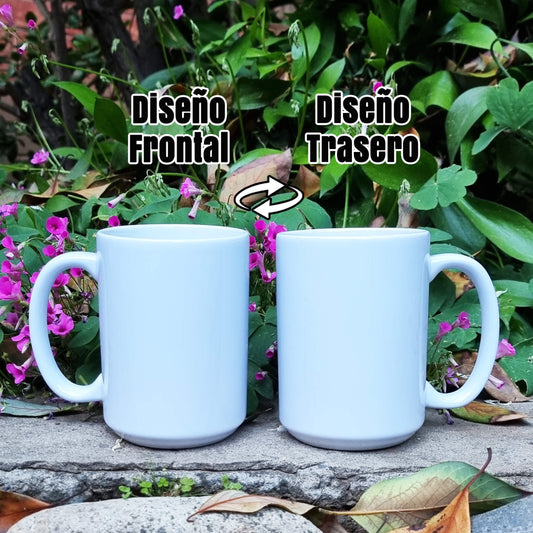 Tazón para Sublimación Blanco  15 oz