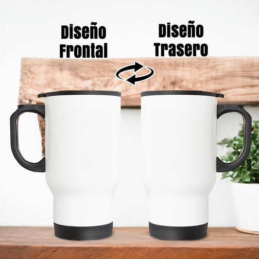 Vaso térmico personalizado con doble pared de acero inoxidable
